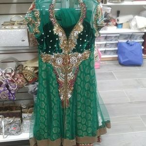 Green Indian Dress